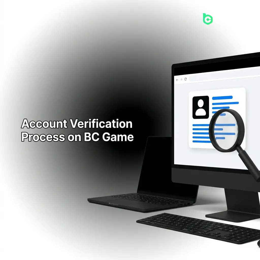 BC Game KYC account verification process showing ID document upload and identity confirmation steps for Pakistani users